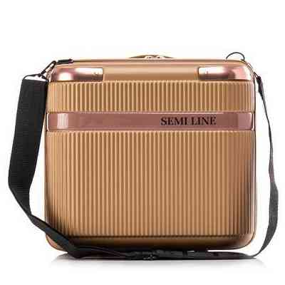 Косметичка Semi Line Бьюти-кейс 16L Gold (DAS302653) Винница