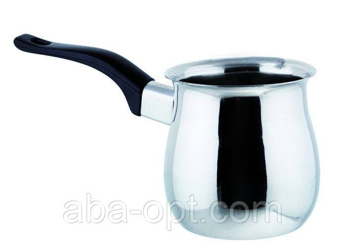 Турка " Конго" нержавіюча з ебонітовою ручкою V 0,25 л (шт) Одеса - фото 1