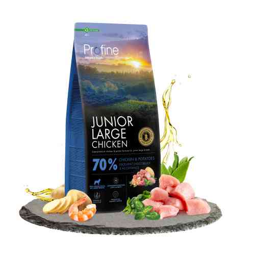 Корм сухий Profine Junior Large Chicken and Potatoes д/цуценят і юніорів великих порід курка і картопля 12 кг Київ