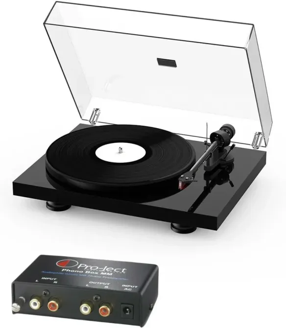 Програвач Pro-Ject Debut Carbon Evo (piano) + Phono Box MM Київ - фото 1