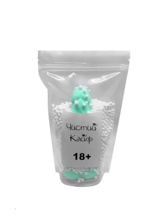 Крафтове мило-член із присоскою Чистий Кайф Turquoise size L, натуральне Львів