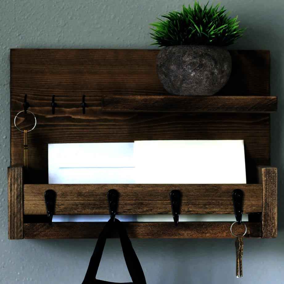 Ключниця дерев'яна "Скаргольт 35" капучино Миколаїв - фото 1