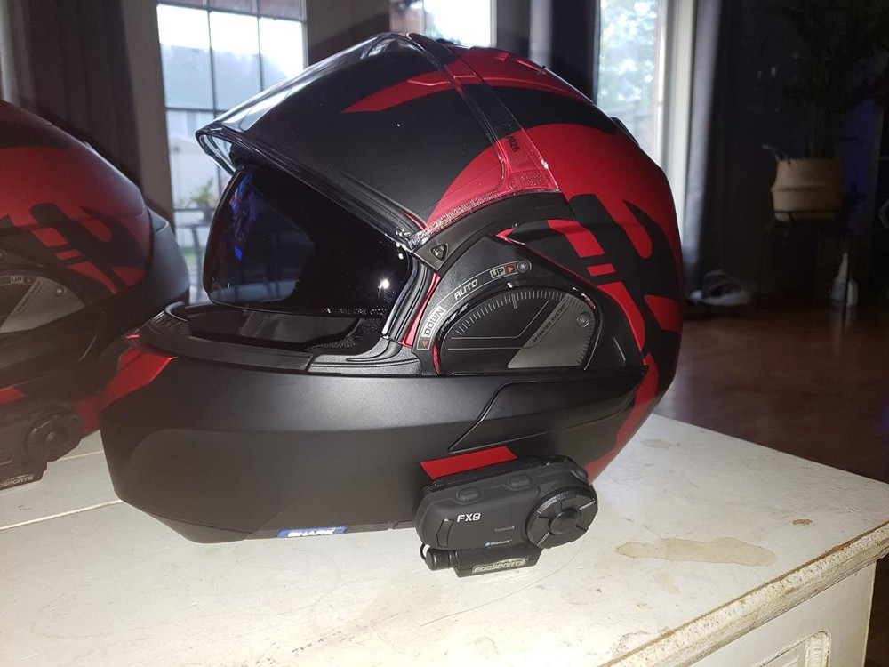 Мотогарнітура FODSPORTS FX8 з Bluetooth, шумозаглушенням, підтримка до 8 учасників, інтерком для мотоциклів до 1000м Київ - фото 10