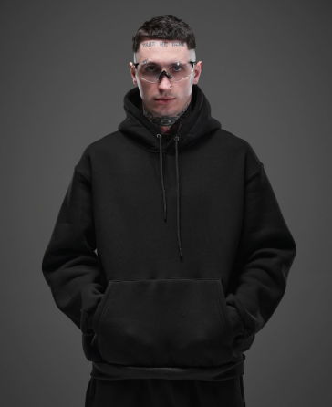 Костюм оверсайз Police on Fire – худі та джогери з принтом горить Пріус Чернівці