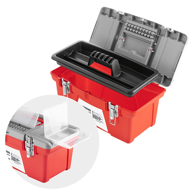 Комплект ящиків для інструментів з метал. замками, 3 шт. (BX-0513 13", BX-0516 16", BX-0518 18") INTERTOOL BX-0503 Київ - фото 8