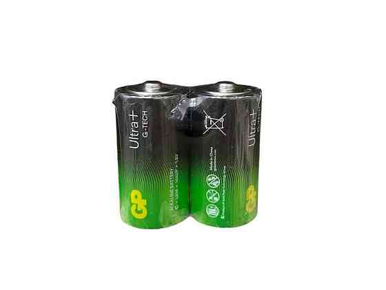 Батарейка лужна LR14/C Ultra Plus Alkaline 14AUP21-S2 2шт (спайка) ТМ GP Solmir Solmir Solmir Київ