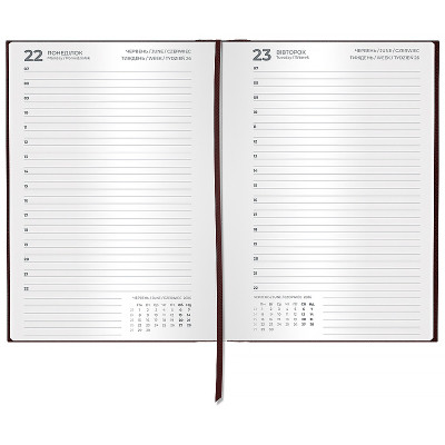 Еженедельник Axent датированный 2026 Classic Style, 145х210, коричневый (8840-26-4-A) Винница - изображение 3