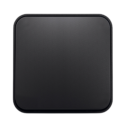 BINERA чорний графіт Вимикач зовнішній 1кл IP20 Videx Житомир