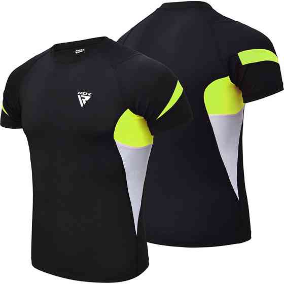 Рашгард із коротким рукавом RDX Lycra Green XL Каменское