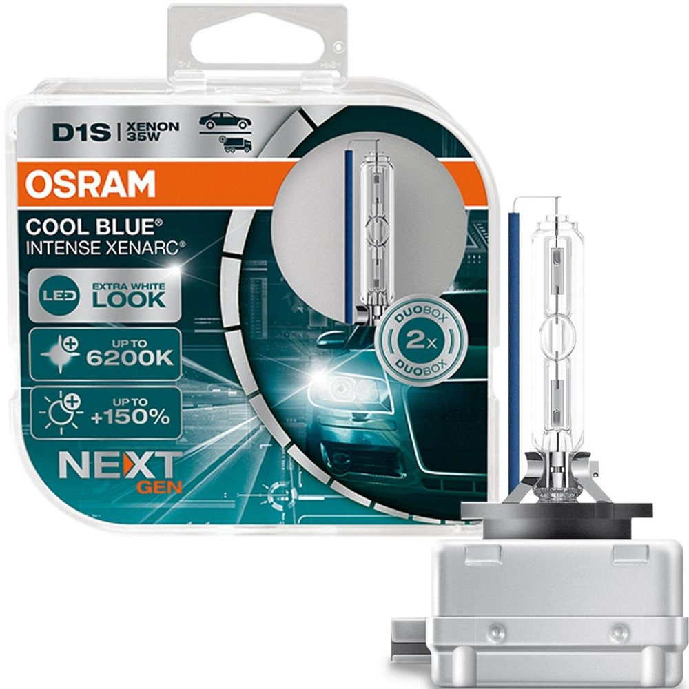 Комплект ксенонових ламп Osram D1S 35 W PK32d-2 Cool Blue Intense Next Gen + 150% 2 шт./комплект (66140CBN-HCB) Харків - фото 6