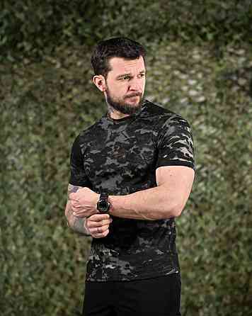 ХЛОПКОВА тактична футболка PATRIOT MultiCam black ДЛ6383 Київ