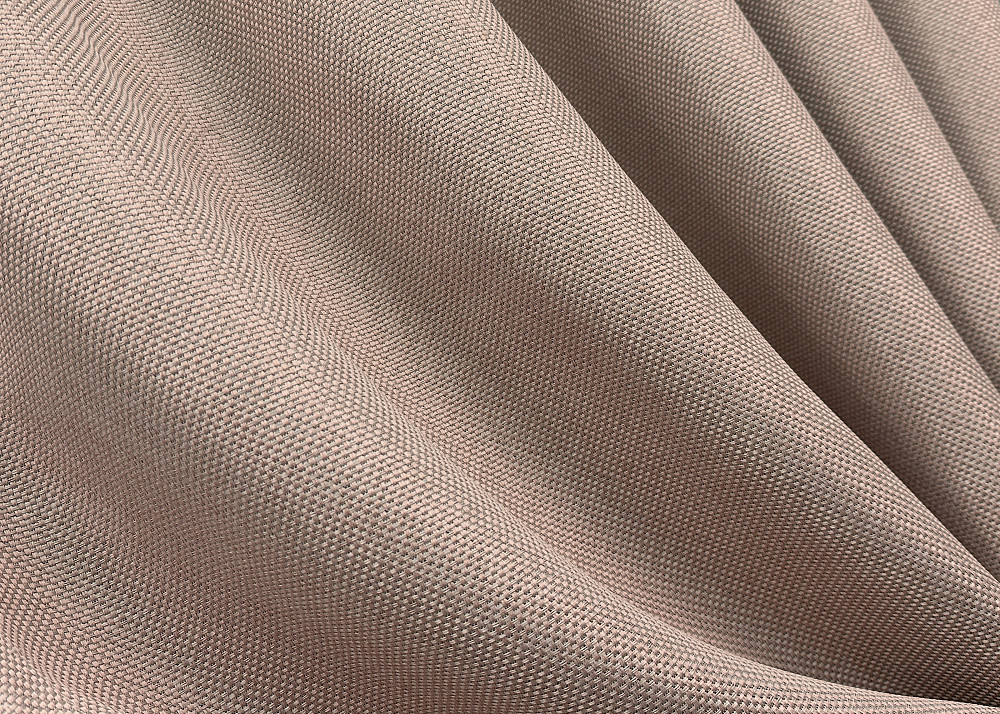 Комплект коротких штор VR-Textil Льон-блекаут Льон Мішковина № 1069ш Пудровий 130х170см 2 шт (35-0312) Київ - фото 5