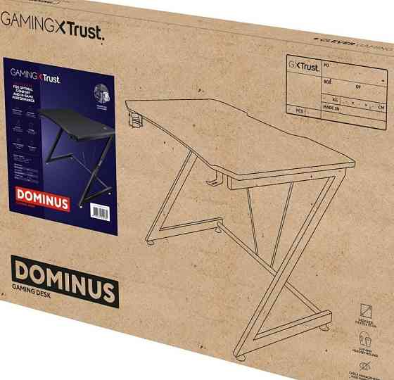 Ігровий стіл Trust GXT711X Dominus Desk Black 24503 Харків