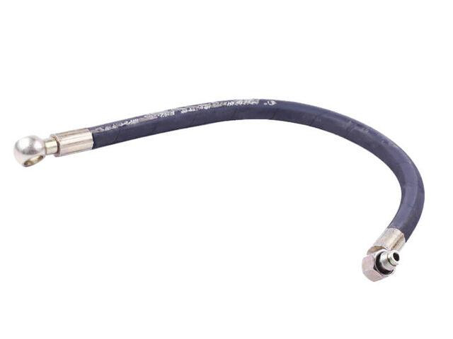 Шланг гідравліки (кран — бачок) на мототрактор, L — 620 мм, штуцер — гайка Мукачево - фото 1