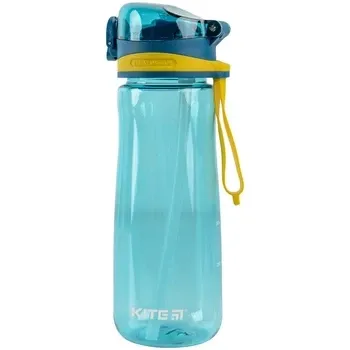 Пляшечка для води "Kite" K22-419-03 з трубочкою, 600 мл, зелена, шт Київ