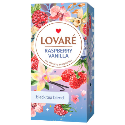 Чай Lovare "Raspberry vanilla" 24х2 г (lv.72724) Винница - изображение 1