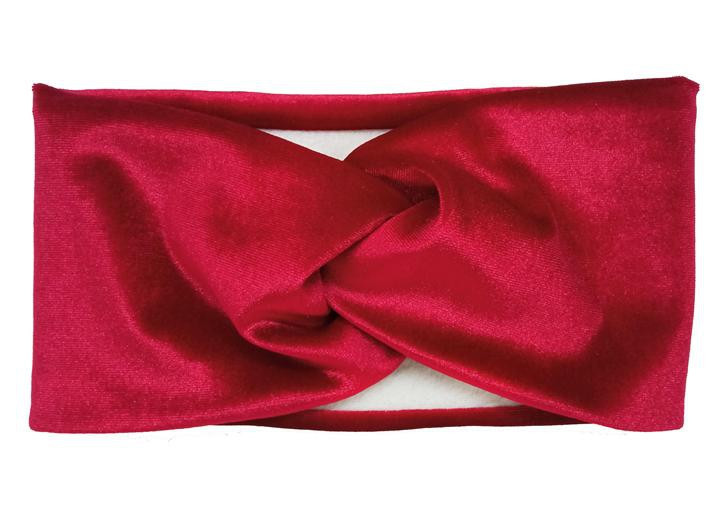 Повязка на флисе женская красная Киев - изображение 1