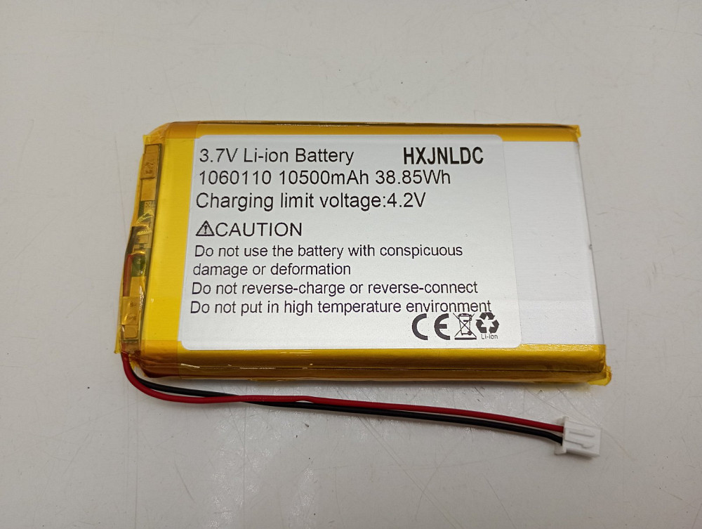 Літій-іонний акумулятор 3.7V 10500mAh (38.85Wh) HXJNLDC 1060110 Луцьк - фото 1