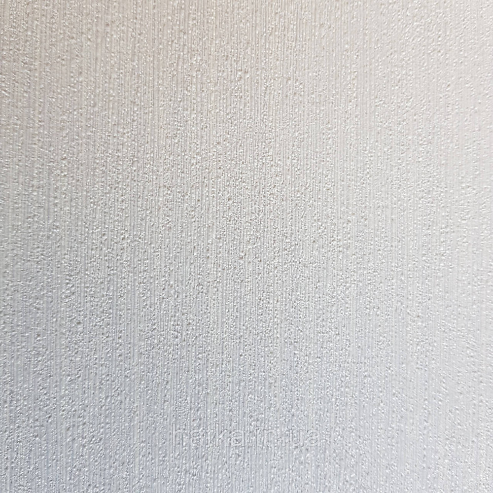 Шпалери метрові вінілові на флізелін дизайнерські Erismann Elle однотонні тонка смужка білі з сріблом Київ - фото 1