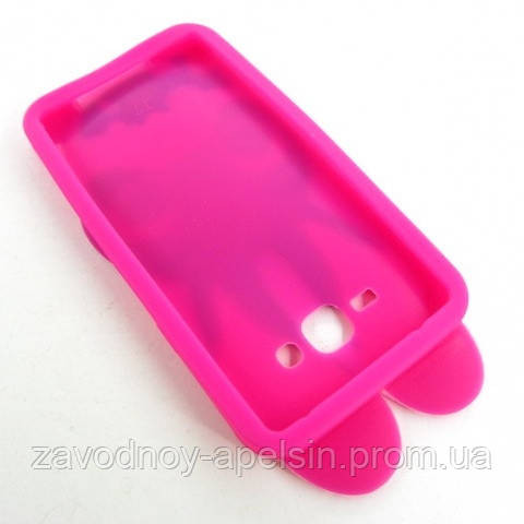 Samsung J7 J700 J701 об'ємний 3D чохол Зверополіс hot pink Одеса - фото 2