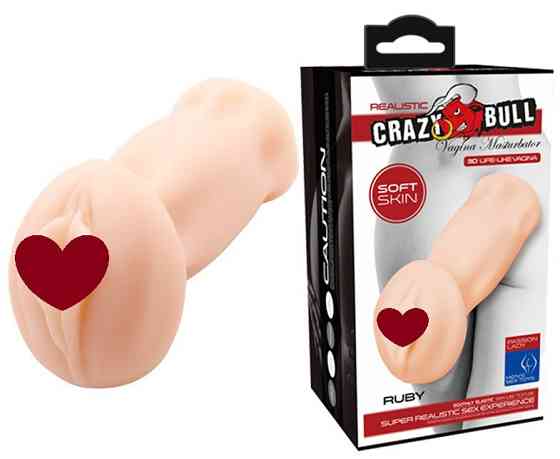 Мастурбатор-вагина Crazy Bull - Ruby Soft Skin, BM-009133 Sex Aura Киев
