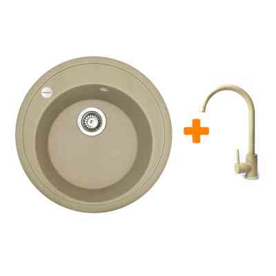 Мойка кухонная Adamant Sun Сахара + змішувач (4824296910102) Вінниця