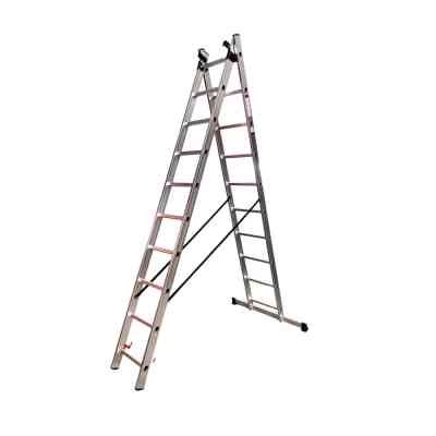 Драбина GTM 3-секції, розкладна, 3*10сх. 2,72-6,5м (KME310) Вінниця