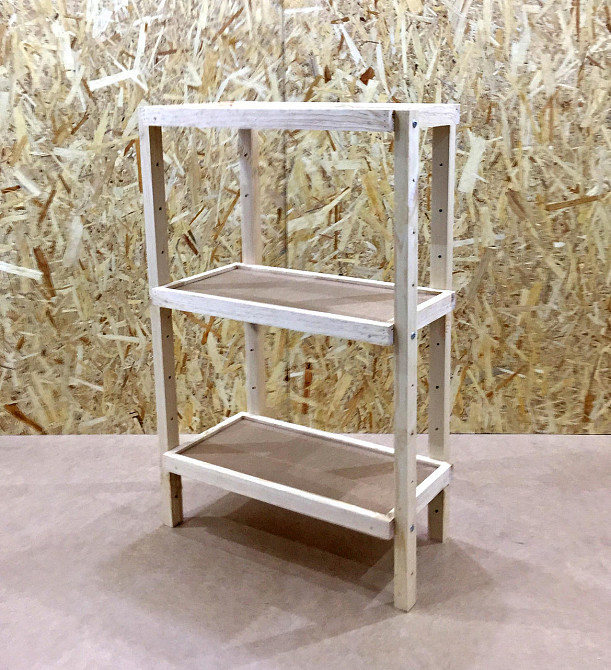 Етажерка розбірна "Честер" 3 полиці 30х60х100 Миколаїв - фото 1