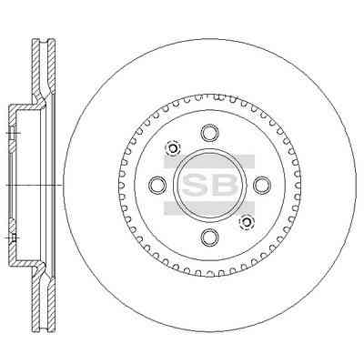 Гальмівний диск HI-Q SD2043 Вінниця