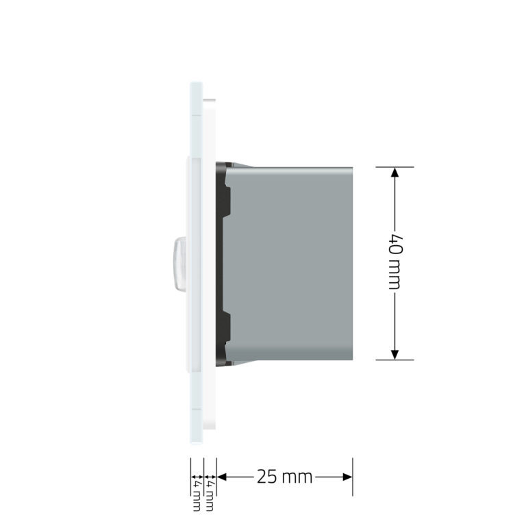 Датчик присутності та руху з автоматичним та ручним керуванням Livolo білий скло (VL-C7FCU-2WP) Коломыя - изображение 8