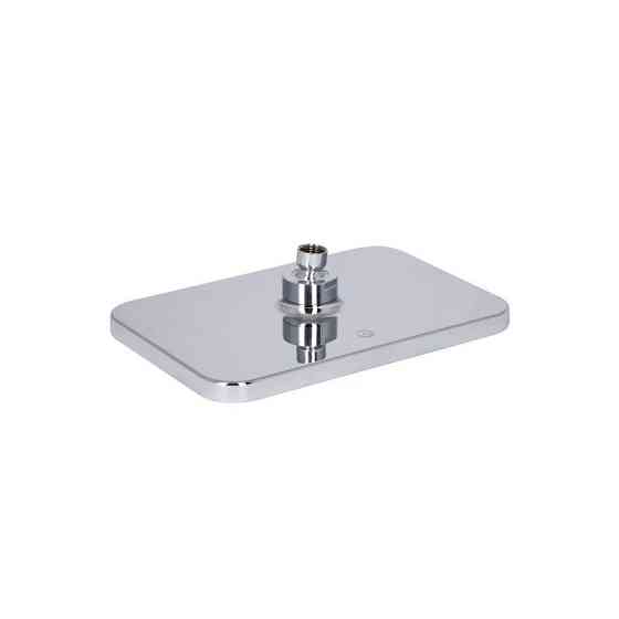 Лейка для верхнего душа Qtap Hlavova 260x180 мм прямоугольная QTHLA107CRM45784 Chrome/Black Харьков