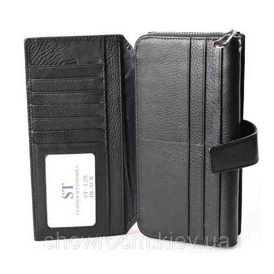 Мужской кожаный функциональный клатч Leather Collection (822) Киев