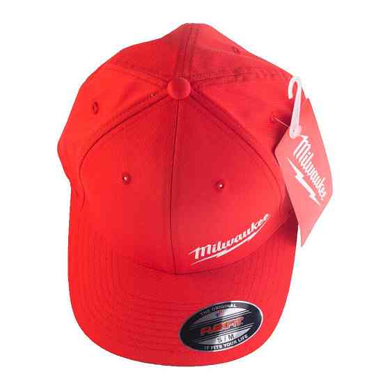 Бейсболка BCS RD SM MILWAUKEE, червона, розмір S/M Одеса