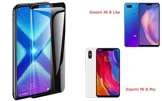 Захисне скло NeoGlass для Xiaomi Mi 8 Lite, Mi 8 Pro – надпрозоре та стійке Київ