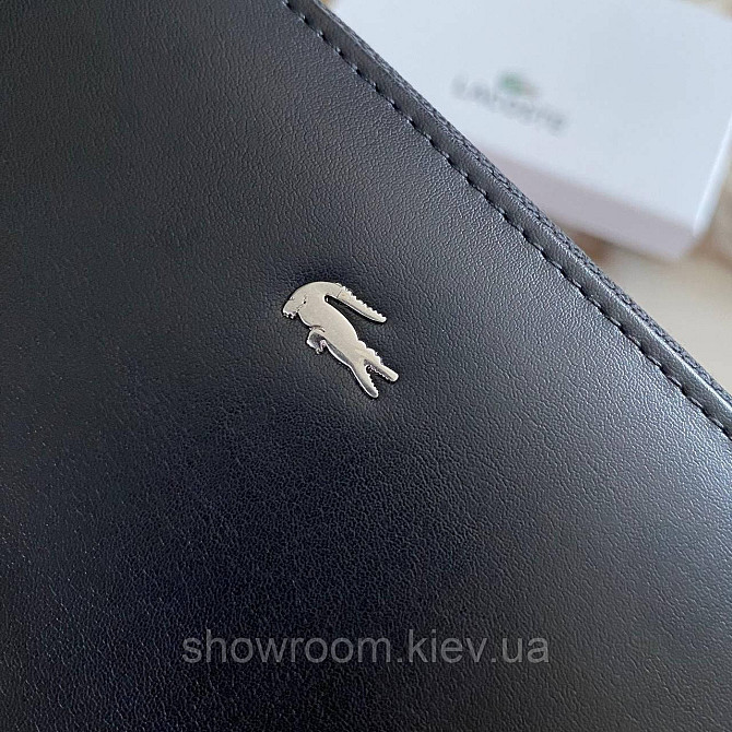 Чоловічий гаманець клатч на блискавці Lacoste (1719) Київ - фото 2
