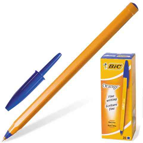 Ручка кулькова "BIC""Оранж" синя, шт Київ