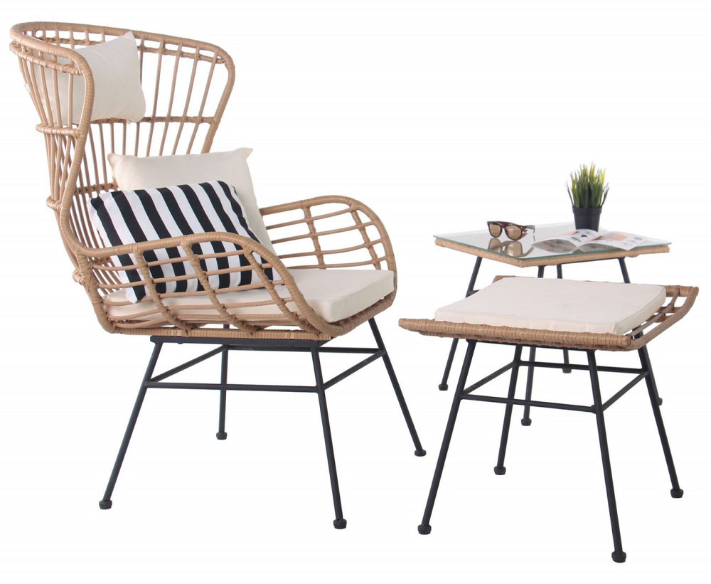 Комплект садових меблів Blanka Ротанг Латте Київ - фото 5