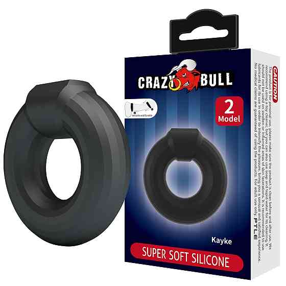 Ерекційне кільце Crazy Bull №2 - Kayke super soft silicone, BI-210360 Sex Aura Київ