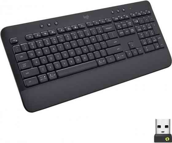 Клавіатура бездротова Logitech Signature K650 US Graphite USB (920-010945) Сірий Харків