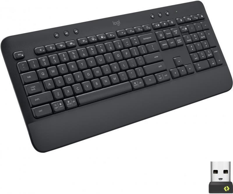 Клавіатура бездротова Logitech Signature K650 US Graphite USB (920-010945) Сірий Харків - фото 2