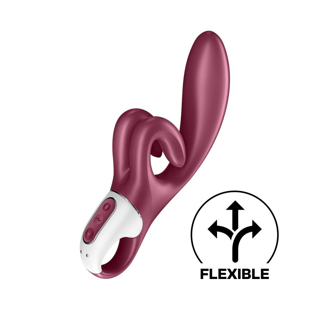 Вібратор-кролик Satisfyer Touch Me Red, подвійний відросток, 3 потужні мотори Sex Aura Київ - фото 1