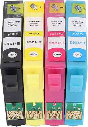 Набор картриджей Epson T1261 T1262 T1263 T1264 с чипами DuraBrite Ultra Ink 4 шт. для Stylus NX и WorkForce WF Днепр
