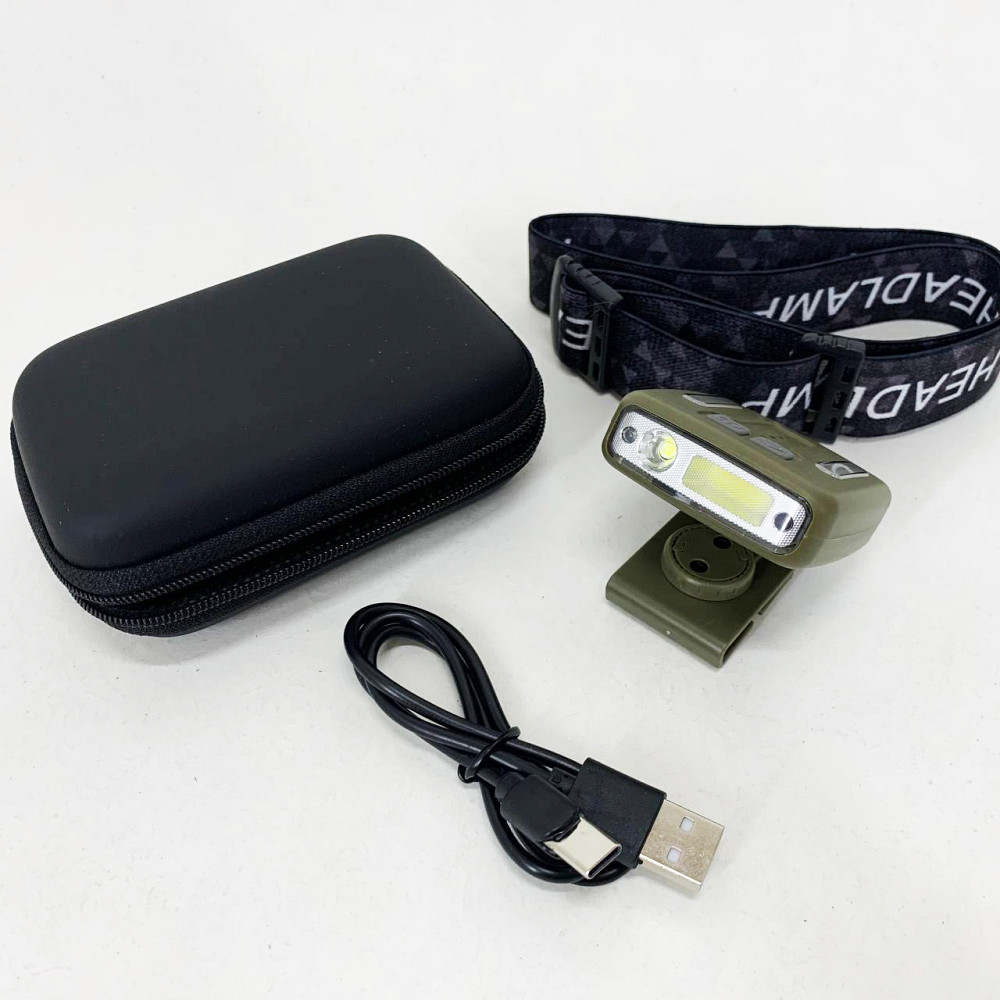 Налобний світлодіодний ліхтар, Потужний акумуляторний налобний ліхтарик, Налобна лампа IH-17 Львів - фото 4