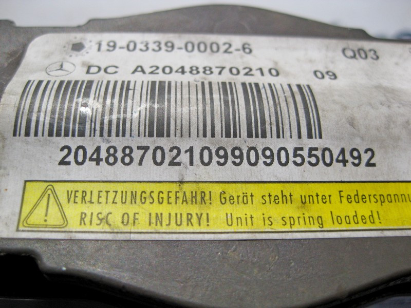 Mercedes-Benz  A2048870210 Піропатрон - актуатор петлі капота правий E-Class W212 Одеса - фото 3