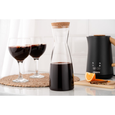 Графин Ardesto 1000 мл, боросилікатне скло, прозорий (AR2610BGB) Винница - изображение 6