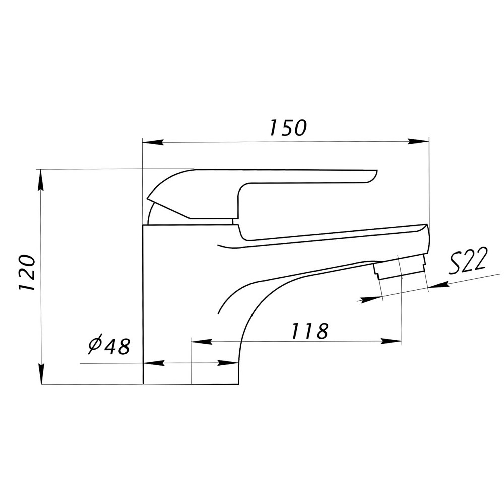 Смеситель для умывальника BRAVO BO-00-101 термостойкий ABS пластик (000024352) Киев - изображение 5
