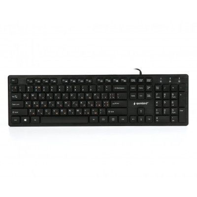 Клавіатура Gembird KB-MCH-03-UA USB Black (KB-MCH-03-UA) Вінниця - фото 1