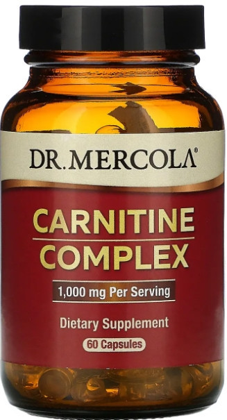 Карнітіновий комплекс Dr. Mercola  Carnitine Complex 1000 мг 60 капс Київ - фото 1