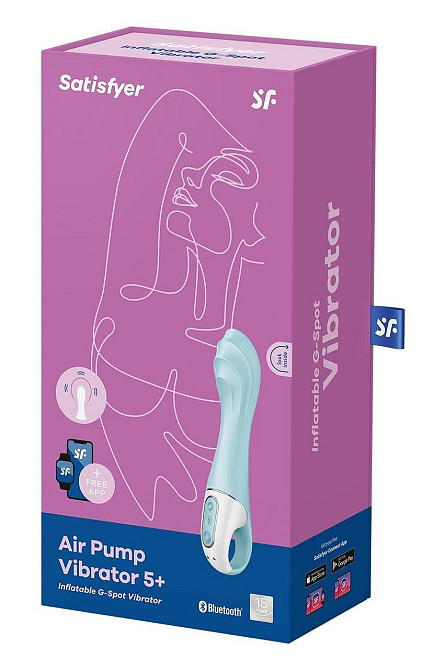Смарт-вибратор точки G Satisfyer Air Pump Vibrator 5+, надувается Sex Aura Киев - изображение 8