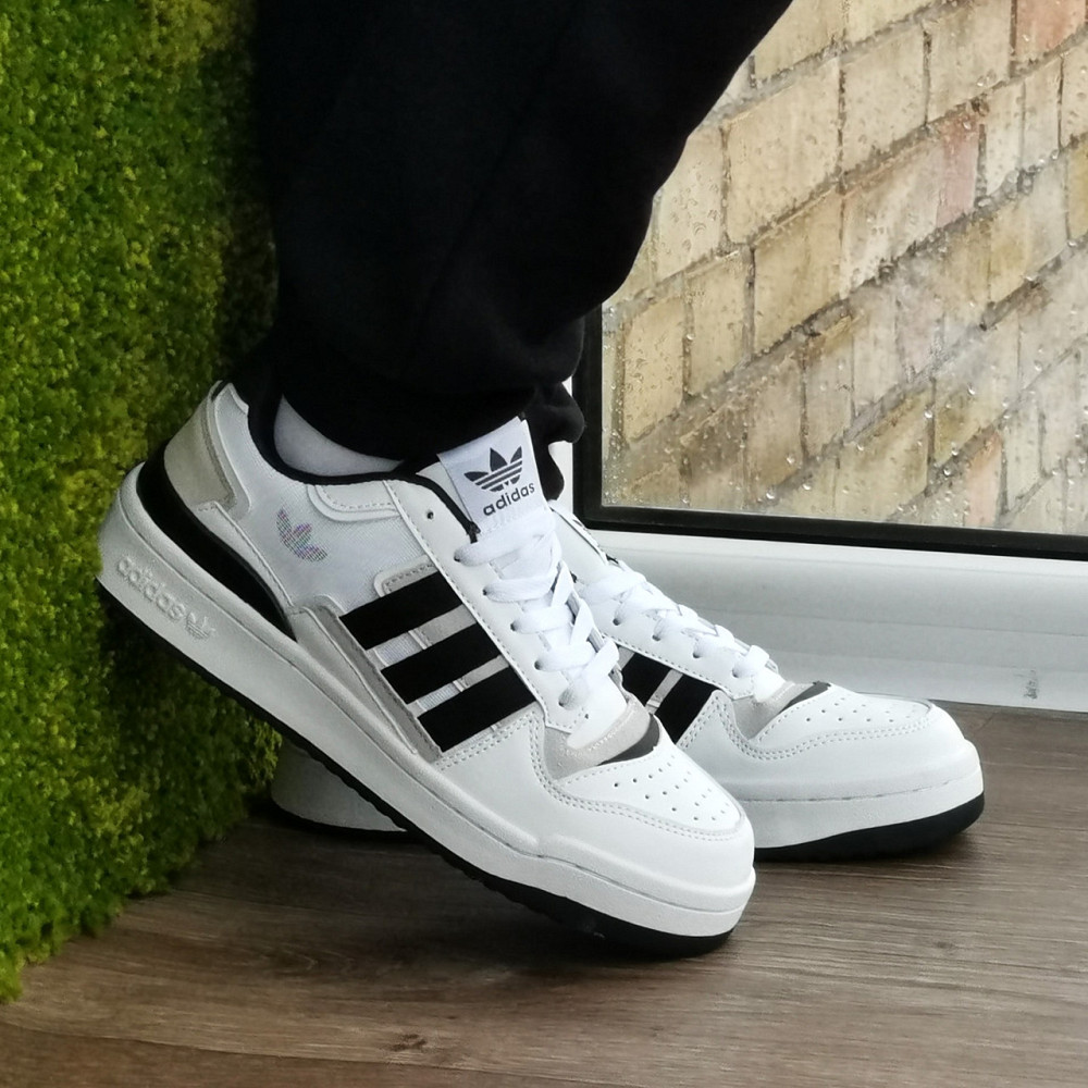 Кроссовки Adidas Мужские Белые Кожаные Адидас (размеры: 43,44) 97-1 Днепр - изображение 9